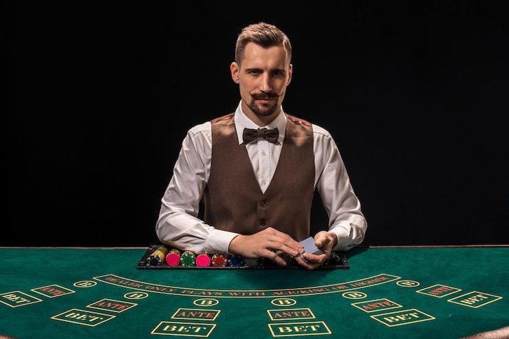 Live dealer studio with multi-camera setup at pokerboya login